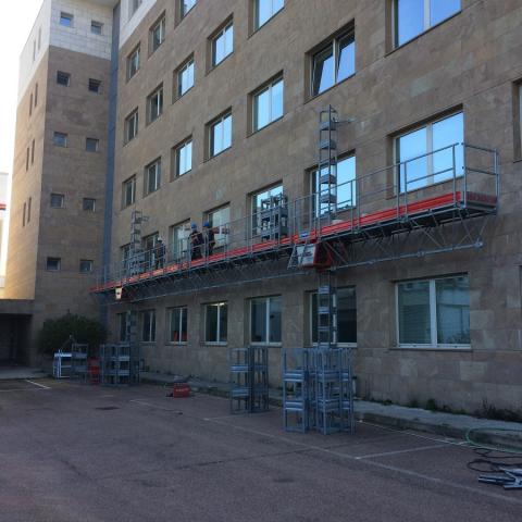 LAVORI DI MANUTENZIONE DEI PROSPETTI ESTERNI DELL’EDIFICIO DEGLI UFFICI DIREZIONALI DELLA COMPAGNIA MERIDIANA FLY SPA